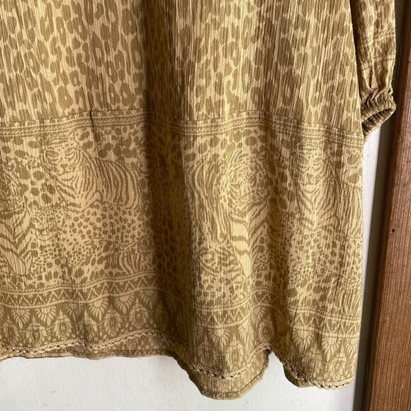 Spell Wild Thing Tunic Dress in Mustard - Picture 8 of 16